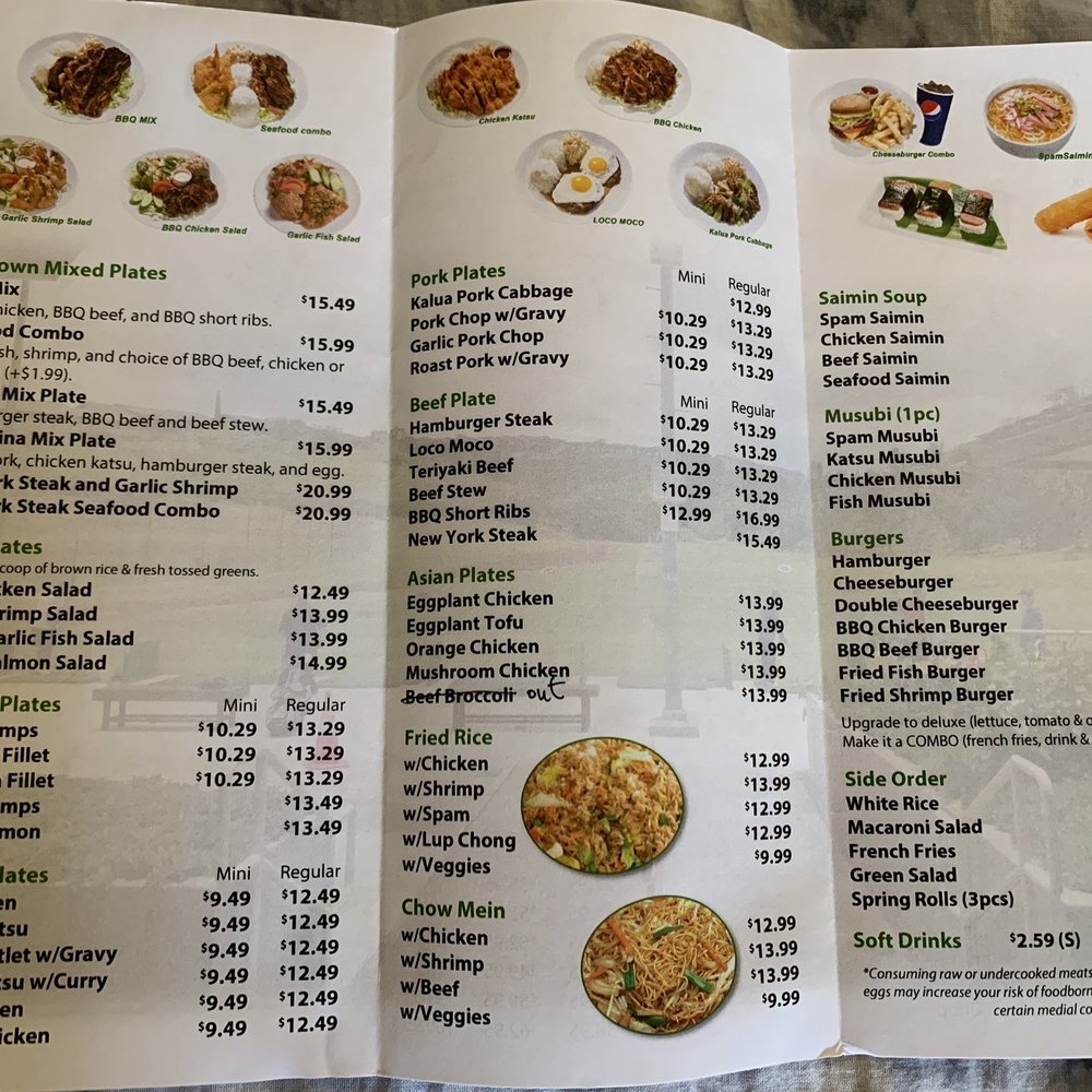 New Town Cafe - Menu - Cafes Near Me - Aiea, Hawaii