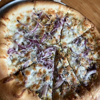 Food Fanatics Kitchen - Rosalind pizza. Outstanding. Cheese, red onions, rosemary and pistachios. No sauce. Delicious. - Pizza Near Me - Roanoke, Virginia Food Fanatics Kitchen - Rosalind pizza. Outstanding. Cheese, red onions, rosemary and pistachios. No sauce. Delicious. - Pizza Near Me - Roanoke, Virginia