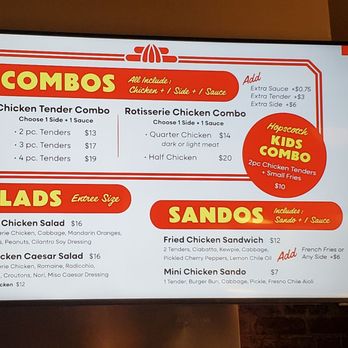 Hopscotch Chicken - Menu - American Near Me - Berkeley, California Hopscotch Chicken - Menu - American Near Me - Berkeley, California
