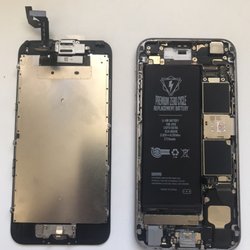 IPhone screen and battery replacement