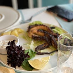 Panorama Restaurant - Grilled octopus.