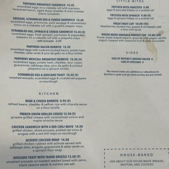 Partners Coffee - Queens - Menu April 2025 - Coffee & Tea Near Me - Long Island City, New York Partners Coffee - Queens - Menu April 2025 - Coffee & Tea Near Me - Long Island City, New York