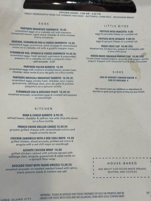 Menu photo 5 Partners Coffee - Queens Long Island City, NY Menu photo 5 Partners Coffee - Queens Long Island City, NY