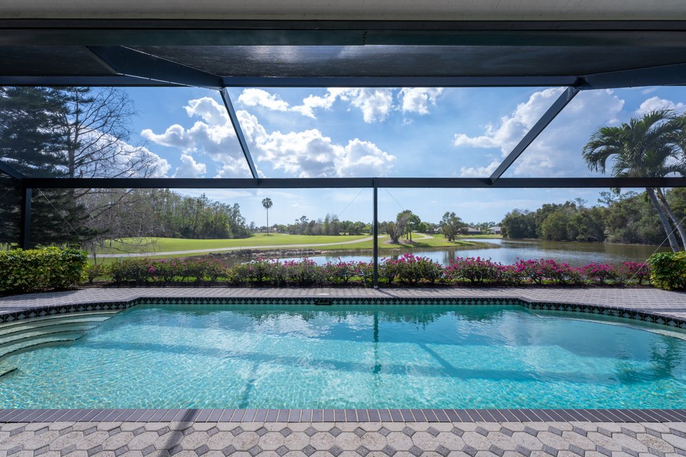 Slide of Premier Pool Enclosures