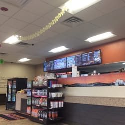 Dunkin' - The counter.
