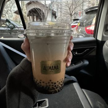 AlimamaTea - Royal milk tea w/ mini boba - Desserts Near Me - New York, New York AlimamaTea - Royal milk tea w/ mini boba - Desserts Near Me - New York, New York