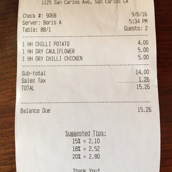 Red Hot Chilli Pepper - Happy hour prices are great!  Half off small plates! - Chinese Near Me - San Carlos, California