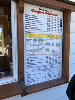 Menu photo 4 Canyon Espresso Gates, OR