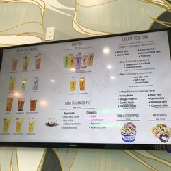 Lilikoi Boba - Menu