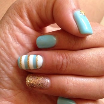 De Paris Nail Spa - love this summer design, done by An --- thanks a lot!! You did a great job! - Skin Care Near Me - Newark, California