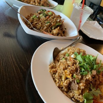 Mai Thai 2 - Pineapple fried rice w/beef, pad see ew w/ chicken & shrimp, chicken green beans - Thai Near Me - Concord, California Mai Thai 2 - Pineapple fried rice w/beef, pad see ew w/ chicken & shrimp, chicken green beans - Thai Near Me - Concord, California