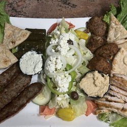 Apollo Diner - Greek platter combo  For 2 people our homemade Greek meatballs and gyro