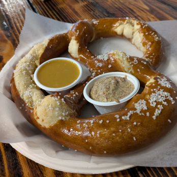 BarrieHaus Beer - Bavarian pretzel at BarrieHaus, Tampa - Breweries Near Me - Tampa, Florida