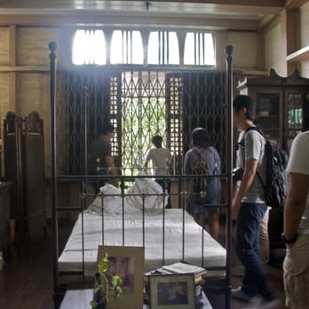 Bahay Nakpil-Bautista - Notice the elongated metal and wood details of the bed and window - Landmarks & Historical Buildings Near Me - Manila, NCR
