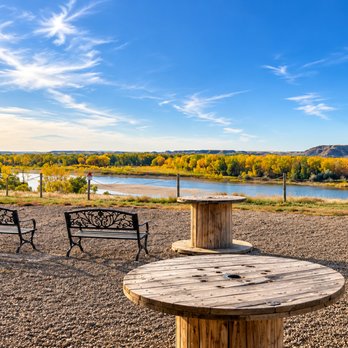 Gunners Ridge Bar & Grill - Enjoy breathtaking Yellowstone River views, beautiful Montana scenery, and fresh air from our outdoor seating area. - American Near Me - Glendive, Montana Gunners Ridge Bar & Grill - Enjoy breathtaking Yellowstone River views, beautiful Montana scenery, and fresh air from our outdoor seating area. - American Near Me - Glendive, Montana