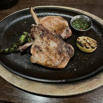 Toro - 14 oz. Sakura Pork Chop - Latin American Near Me - Denver, Colorado Toro - 14 oz. Sakura Pork Chop - Latin American Near Me - Denver, Colorado