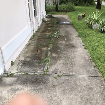Mr Pressure Cleaning - Before. And my finger - Pressure Washers Near Me