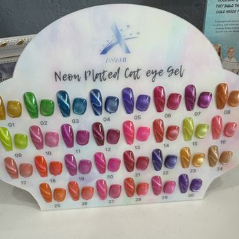 Voco Nails - Choices of new cat eyes colors - Nail Salons Near Me - Broken Arrow, Oklahoma Voco Nails - Choices of new cat eyes colors - Nail Salons Near Me - Broken Arrow, Oklahoma