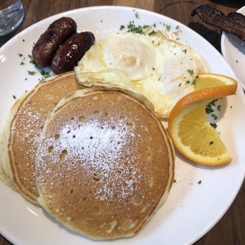 Plums Cafe - I think the oregon trail? I was craving pancakes - Breakfast & Brunch Near Me - Costa Mesa, California