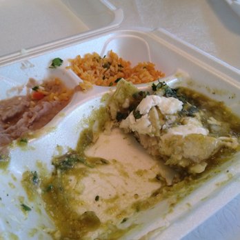 Las Enchiladas - Enchiladas Verdes (really good!) - Mexican Near Me - Farmington, Minnesota