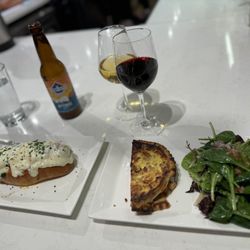 GRAPE + BEAN Rosemont - Meatball sandwich and quiche.