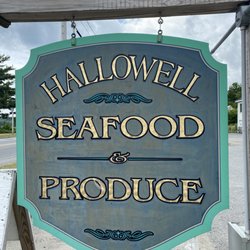 Hallowell Seafood & Produce - Look for this sign!