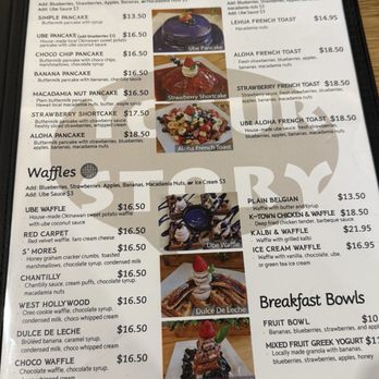 YogurStory - Menu - Pancakes Near Me - Honolulu, Hawaii YogurStory - Menu - Pancakes Near Me - Honolulu, Hawaii