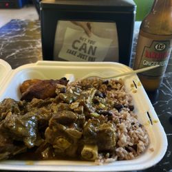 Eat at the Spot - Curry Goat. Delicious!!