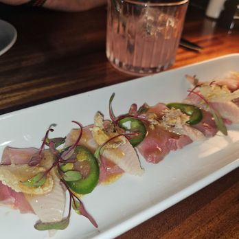 Warren’s Supper Club - Hamachi crudo  - my favorite part of the meal!! - Steakhouses Near Me - Chandler, Arizona