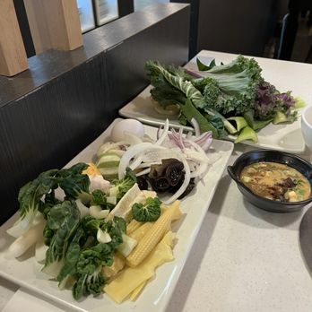 Spring Shabu-Shabu - My own buffet platter - Japanese Near Me - Flushing, New York