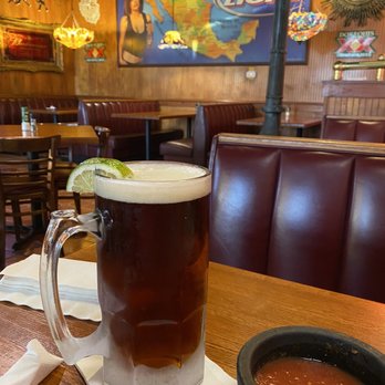 El Toreo - a large glass of beer and a bowl of salsa - Mexican Near Me - Ocala, Florida