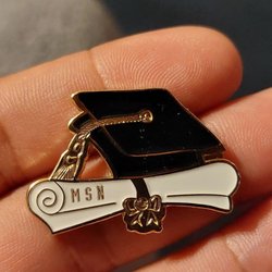 Laser Assassin - A pin for the graduates at my hospital.  Pin purchased on Amazon