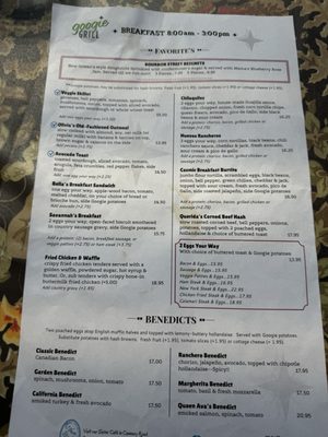 Menu photo 1 Googie Grill Seaside, CA Menu photo 1 Googie Grill Seaside, CA
