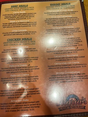 Menu photo 1 Maria's Mexican Restaurant Verdi, NV Menu photo 1 Maria's Mexican Restaurant Verdi, NV
