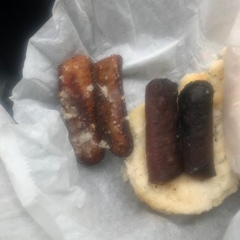 Bojangles - a hot dog and bacon on a bun - Breakfast & Brunch Near Me - Chester, Virginia