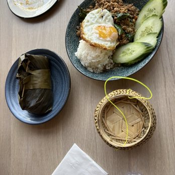 Gai Noi - Gai Basil and Mok Paa - Desserts Near Me - Minneapolis, Minnesota