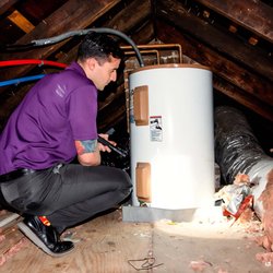 HDMK Inspection Services - NOLA - Inspecting a water heater and its components for functionality and safety.