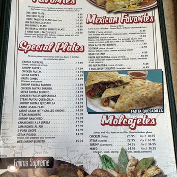 Cobian's Restaurants - Mexican menu choices - Mexican Near Me - Cypress, California
