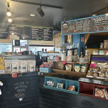 Kaleidoscope Coffee Company - The food options available today! Unsure if it's the same all year. Art pieces available to purchase and simple snacks. - Coffee & Tea Near Me - Redding, California