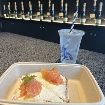 Bluestone Lane Downtown LA - Salmon Toast - Coffee & Tea Near Me - Los Angeles, California