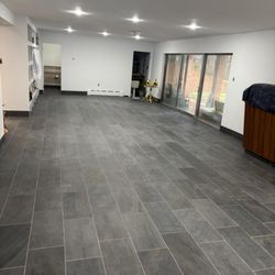 Luso Home Construction - Our new basement floor!