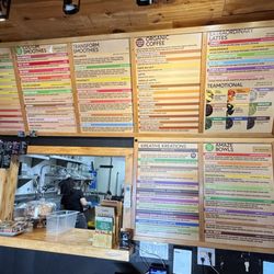 Kreation Organic Juicery - Current menu - June 2025