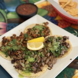 Asada and Al Pastor tacos Asada and Al Pastor tacos