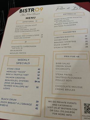 Menu photo 7 BISTR09 San Antonio, TX Menu photo 7 BISTR09 San Antonio, TX
