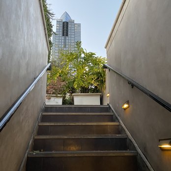 Perch - Sub stairway leading to the rooftop. - Lounges Near Me - Los Angeles, California