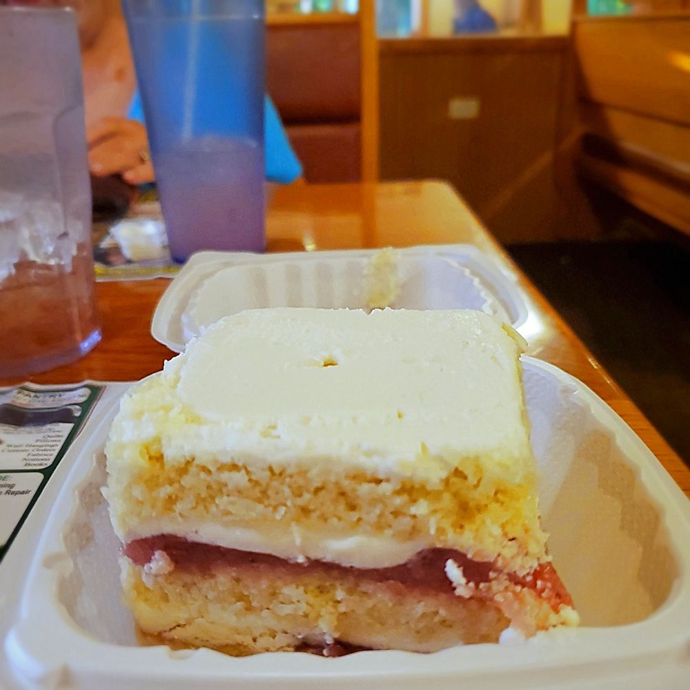 Goode's Family Restaurant - 3-layer Strawberry Cream Cake - Breakfast & Brunch Near Me - Collins, New York Goode's Family Restaurant - 3-layer Strawberry Cream Cake - Breakfast & Brunch Near Me - Collins, New York