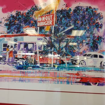 In-N-Out Burger - In-N-Out "Classic Car" Painting - Burgers Near Me - Alameda, California