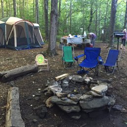 R-4 campsite at the Blue Bear Mountain Campground, R-4 campsite at the Blue Bear Mountain Campground,