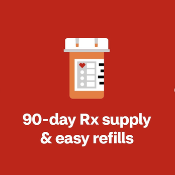 CVS Pharmacy - a bottle of prescription pills with the words 90 - day rx supply and easy refils - Drugstores Near Me - Lancaster, California
