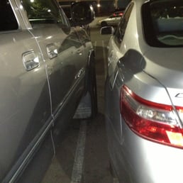 Some of the worst parking I've seen has been in this parking lot. Some of the worst parking I've seen has been in this parking lot.